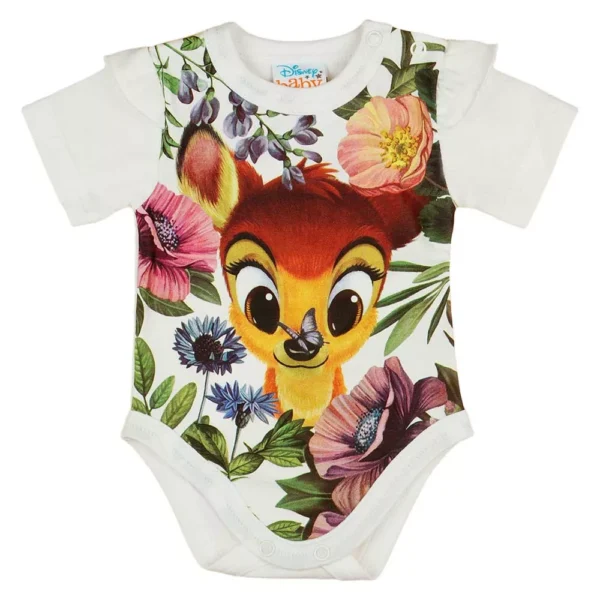 Dievčenské body s krátkym rukávom Bambi II.