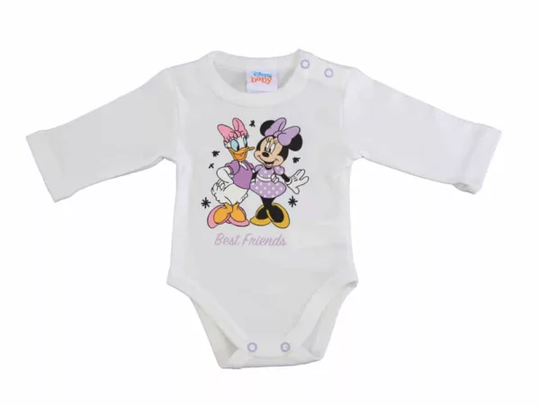 Dojčenské body s dlhým rukávom Minnie