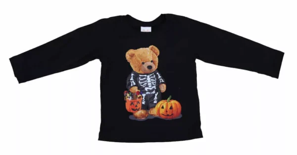 Chlapčenské tričko s dlhým rukávom Haloween