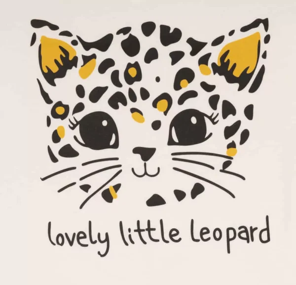 Dievčenské tričko s dlhým rukávom Leopard - Image 2